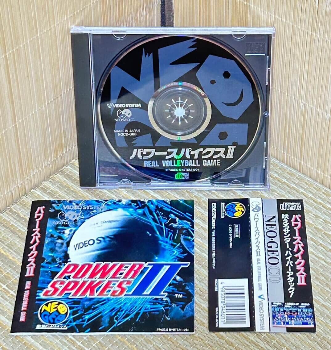 POWER SPIKES II Neo Geo CD NCD SNK Neogeo CD From Japan | eBay POWER SPIKES II Neo Geo CD NCD SNK Neogeo CD From Japan | eBay