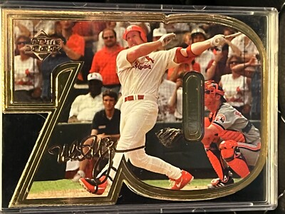 1998 Upper Deck Mark McGwire 70th Homerun 22 Karat Gold Photo