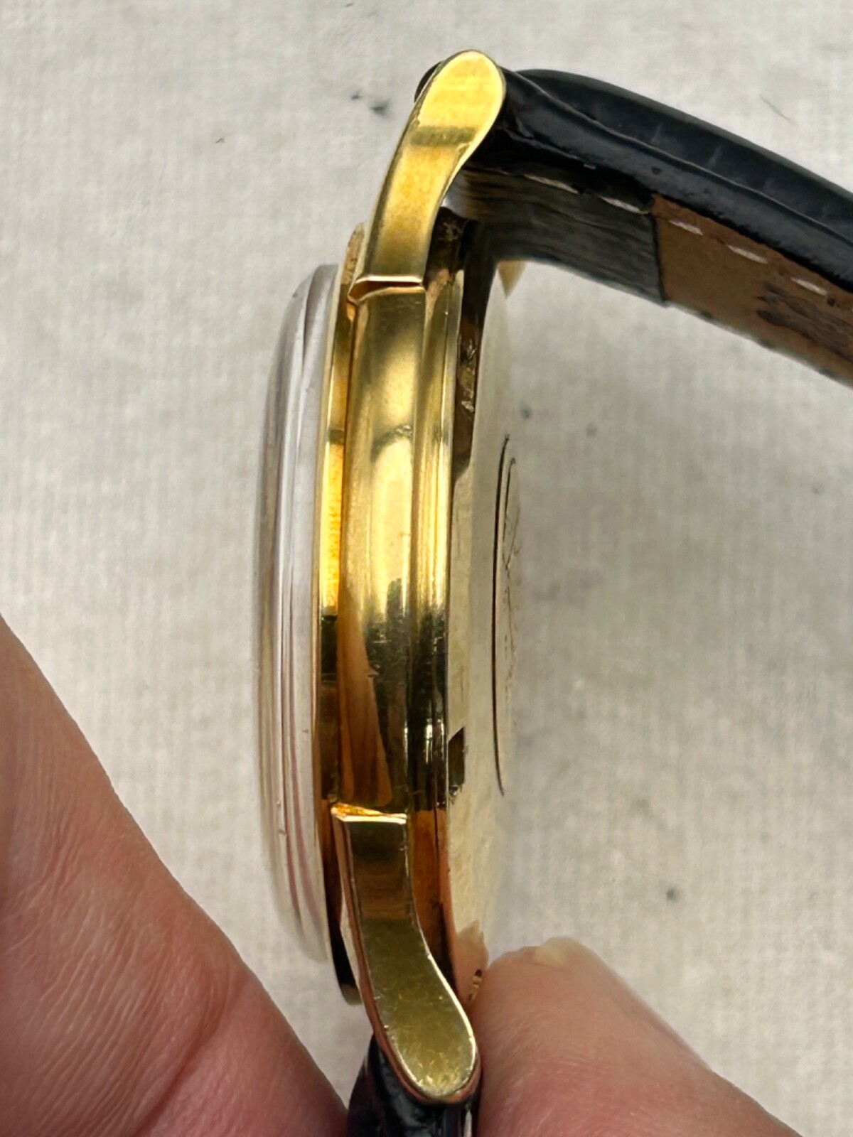 Vintage Omega Constellation Pie Pan, 18K Solid Gold 34mm Watch-Mint image 10