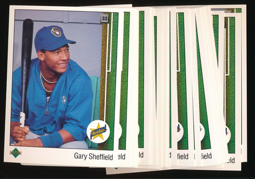 25 Card Lot - 1989 Upper Deck Star Rookie #13 Gary Sheffield Rookie Card NM-MT - Picture 3 of 4