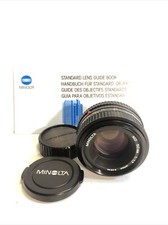 Minolta MD 50mm 1:1.7 Camera Lens MD mount Replacement W Caps