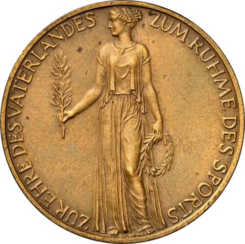 1936-DATED GERMANY BERLIN OLYMPICS BRONZE MEDAL- NGC MS 64 BN - Picture 3 of 4