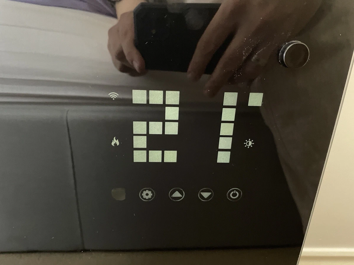 Devola Wifi Enabled Smart Electric Glass Panel Heater 1000W | Alexa, Tuya  App | eBay