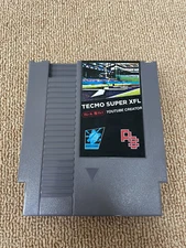 🏈 Tecmo Super XFL – NES 8-Bit Game Cartridge – 72-Pin Region-Free