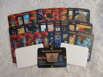 33 Card BOOSTER PLAYER Pack ILLUMINATI INWO Game New World Order