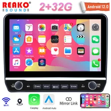 10.1'' 2Din Android 12 Car Radio Stereo GPS Navi RDS Bluetooth Carplay Head Unit