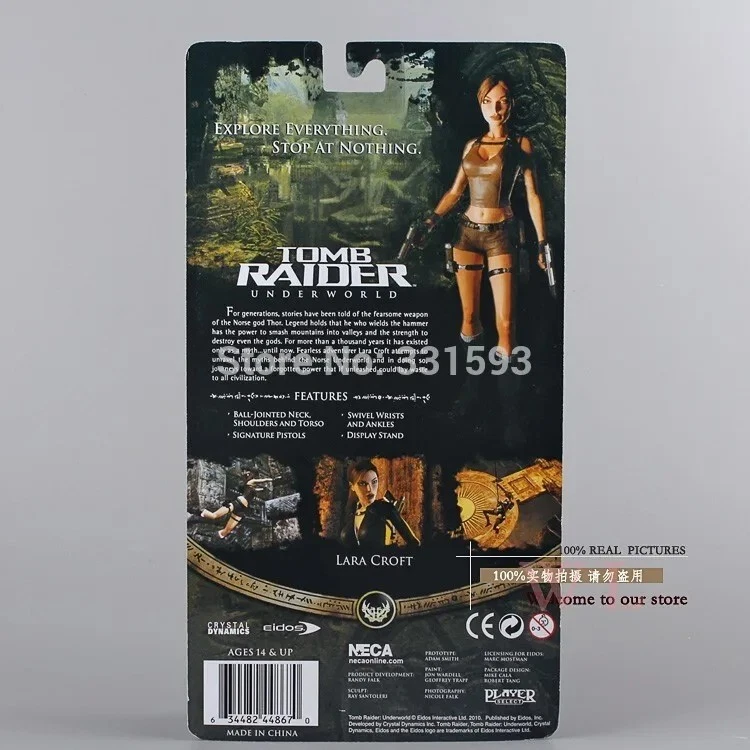Nueva figura de acción NECA Tomb Raider Lara Croft Underworld 7" colección de juegos 1:12 Foto 2 de 4