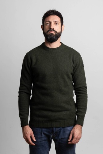 Magnifique écharpe Gents Ponies On Parade En Tweed Vert Pur Laine, 40 Pouces - Neuf Sous Emballage