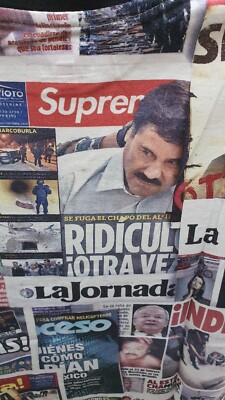 SS20 Supreme Headline S/S top M medium Multicolor t-shirt EL Chapo 