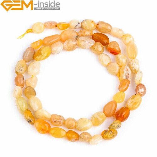Cuentas espaciadoras de pepita de piedra Freeform para hacer joyas 15" 6x8 mm curación - Imagen 117 de 210