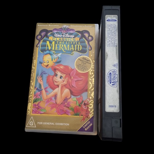 The Little Mermaid Disney Classics Collectors Edition Limited Release VHS Tape - Picture 4 of 6