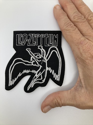 Led Zeppelin Classic PATCH PAIR English Rock Band Robert Plant Jimmy Page NEW - Picture 3 of 3
