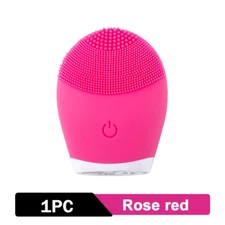 Silicone Facial Cleansing Brush Electric Face Clean Device Facial Massager Skin 