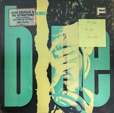 Elvis Costello Almost Blue Vinyl Record VG/VG XXLP13 1981 1st Press
