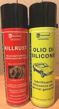 Lubrificante tipo svitol/405WD da 500ml + Lubrificante Olio di silicone da 500ml