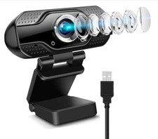 1080P Full HD Webcam, Gaming Conferencing for Desktop Laptop, Extended View