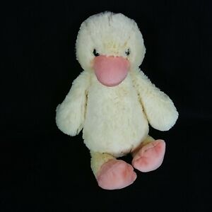 Jellycat Bashful Duck Yellow Stuffed Plush Animal Lovey Toy 12