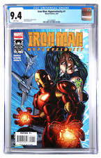 Iron Man: Hypervelocity #1 Mini-Series 2007 CGC NM 9.4 White Pages 4322360007