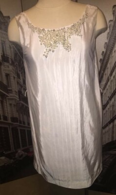 BCBG Ivory Pearl Beaded Dress, Size Medium | eBay BCBG Ivory Pearl Beaded Dress, Size Medium | eBay