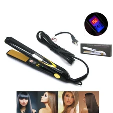USA PLUG LED Professional MCH heating Vibrating flat iron hair straightener