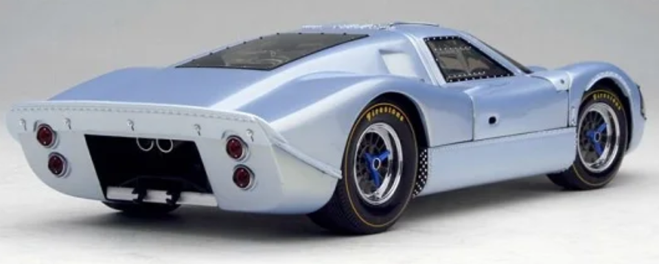 Ford GT40 Race Car 1:18 Le Mans Racing Custom Built Model 12 Concept 24