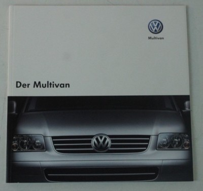 Volkswagen Multivan 2004 Verkaufsprospekt Prospekt Katalog VW Broschüre B7357