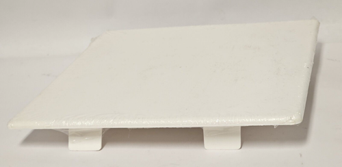 EVERBILT ACCESS PANEL ADJUSTABLE SPRING LOADED ANTIQUE WHITE PLASTIC 10" x 10" - Picture 3 of 5