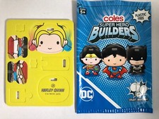 23 Harley Quinn Coles Super Hero Builder Collectable DC Superhero Collector Card