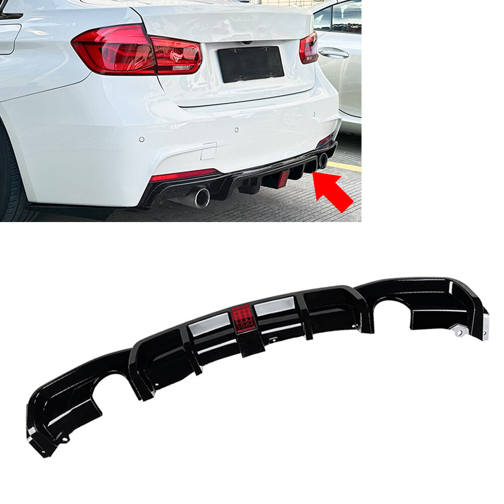 US Rear Bumper Protector Spoiler Lip For BMW 3 Series F30 F31 F35 M Sport 12-19