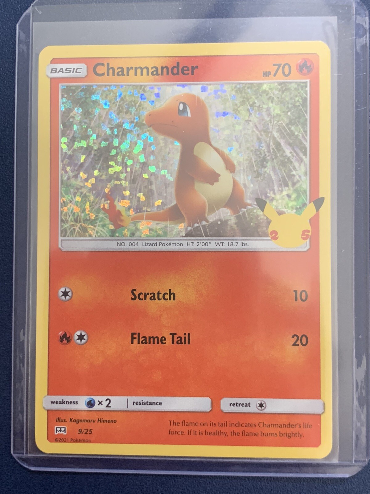 Charmander 9/25 Holo Pokemon 25th Anniversary McDonald's Promo Card 2021 |  eBay