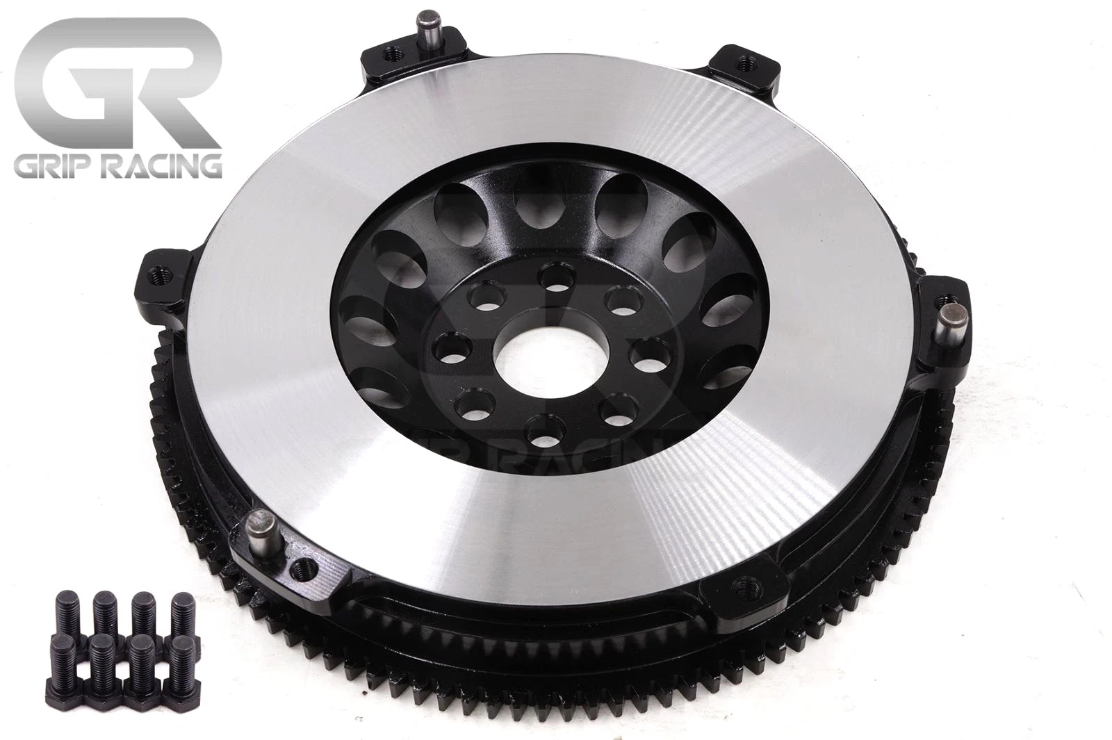 Grip Racing Flywheel GR-FW-111 &ndash; Performance/Custom Warranty: Yes Fitment Type: Performance/Custom Manufacturer Part Number: GR-FW-111 Material: 4140 Chromoly Flywheel Transmission Type: Manual Brand: Grip Racing Type: Clutch Flywheel Interchange Part Number: DMF037, KF649-01 03-030 03-011 K70206-01 K70238-01 195321, 21211223597 21 Manufacturer Warranty: 1 Year Surface Finish: 4140 CHROMOLY STEEL Country of Origin: United States Performance Part: Yes &ndash; Fits BMW M3 Z3 E36 S50 S52