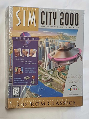 Sim City 2000 Special Edition  CD-ROM - New- Factory Sealed 1994-1998 NOS
