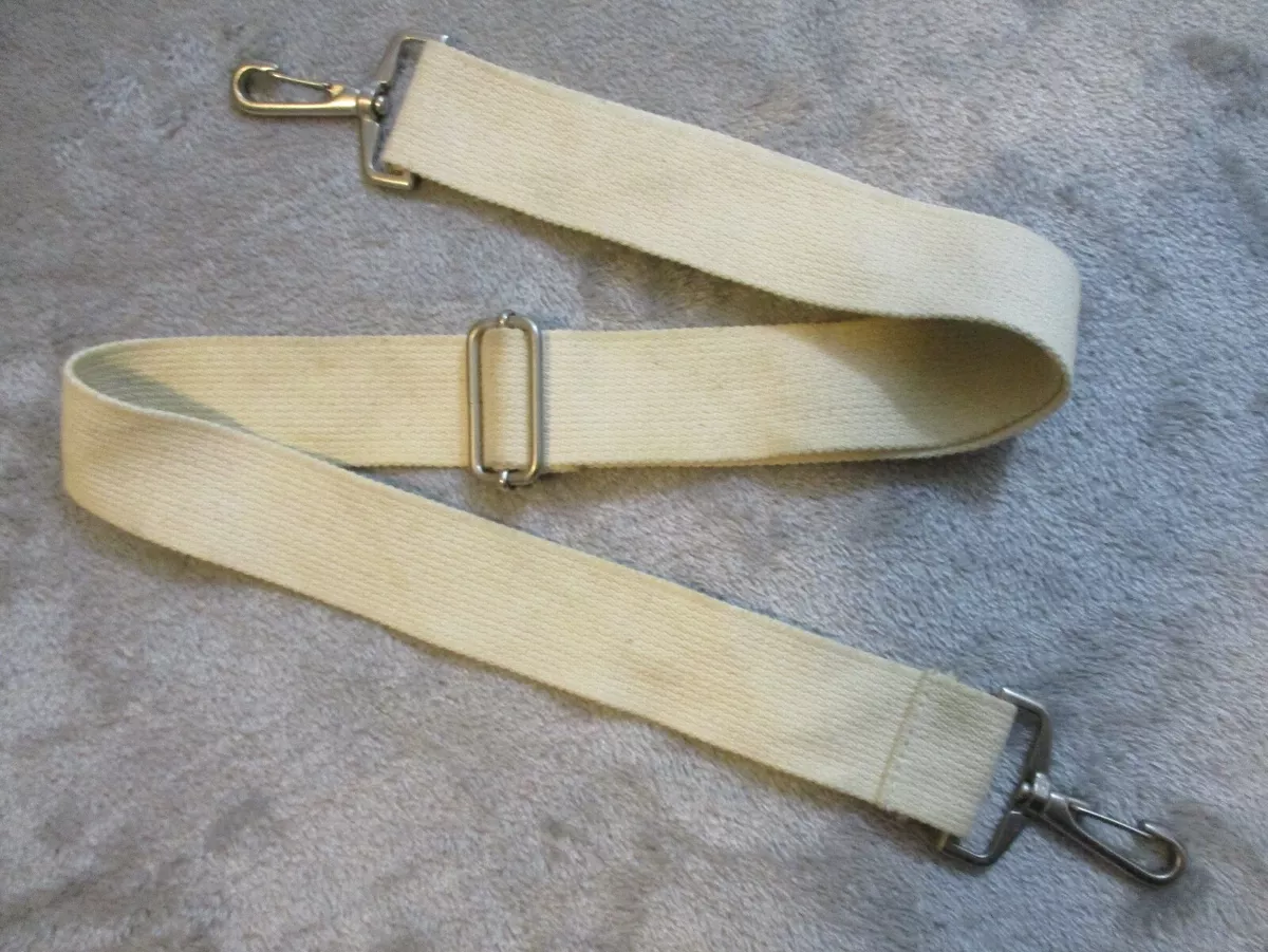 Lands End Shoulder Strap White Canvas Replacement Laptop Messenger