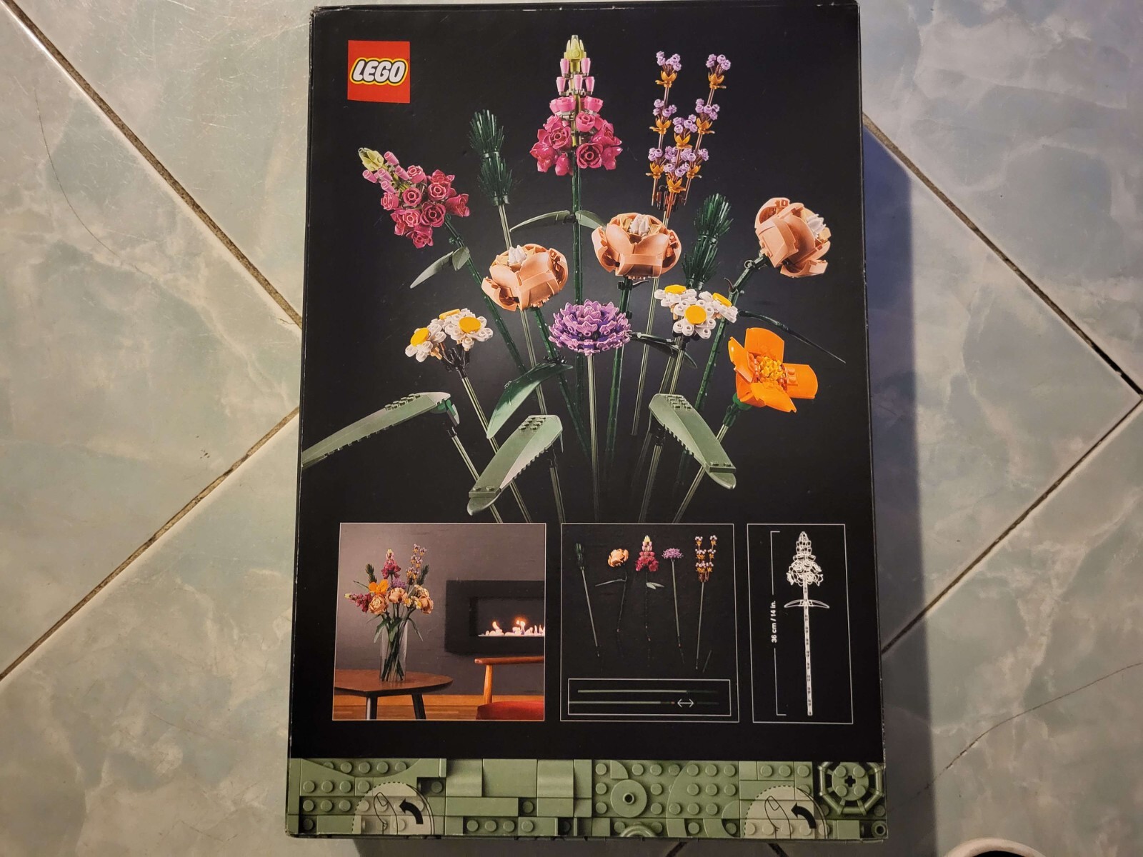 LEGO Icons Flower Bouquet Set 10280 Building Kit (756 Pieces) eBay