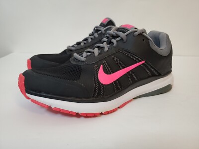 Nike Dart XII Womens SZ Black Pink Running Sneakers 831535