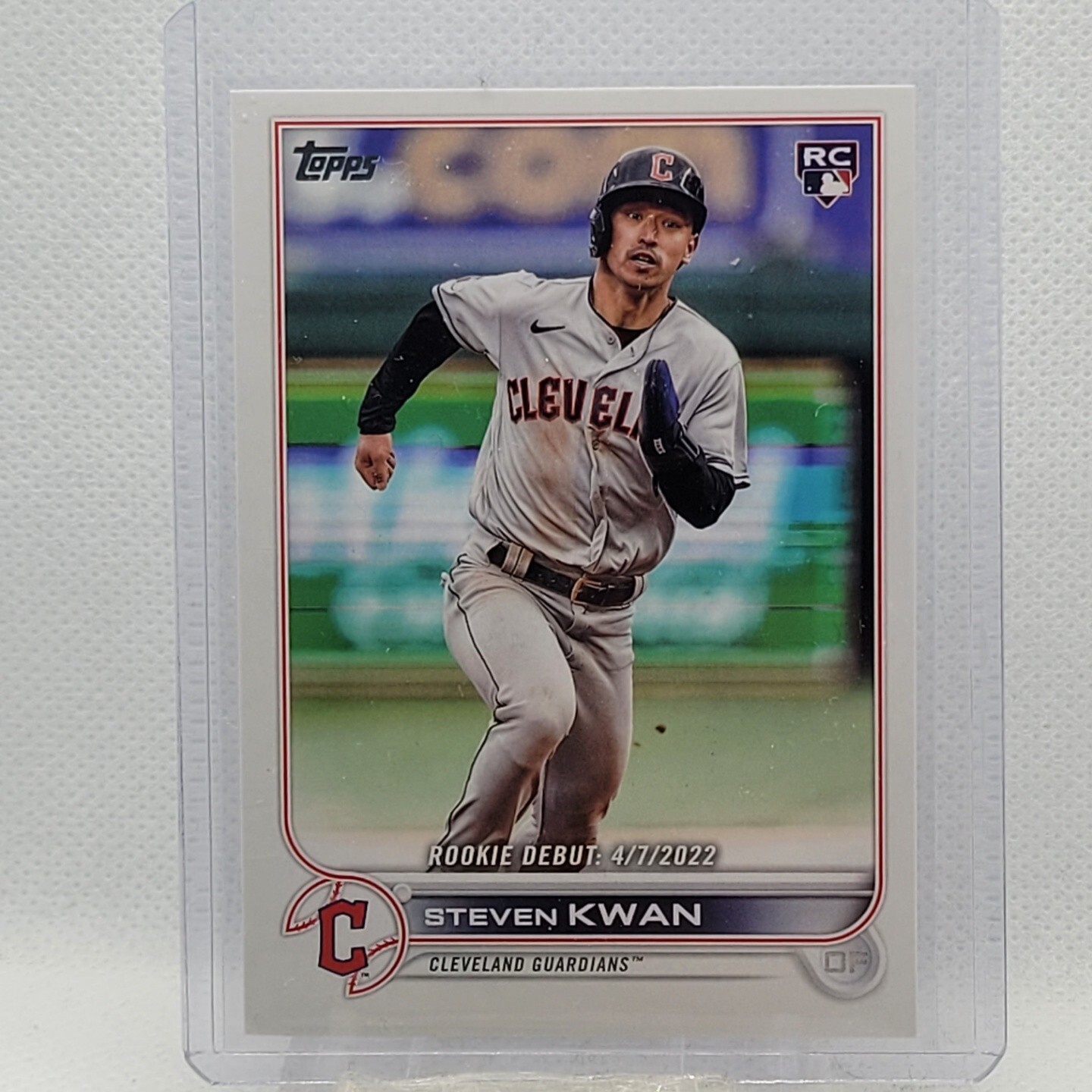 2022 Topps Update Series Steven Kwan Rookie Debut RC
