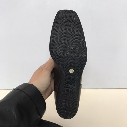 Scarpe da donna mocassino 37 marrone bronzo con zeppa da signora Vitulli comoda - Foto 9 di 13