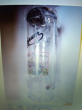 Bier Humpen Aus Glas  Metalldeckel Eibauer Brauerei Im Karton Historisches Bild