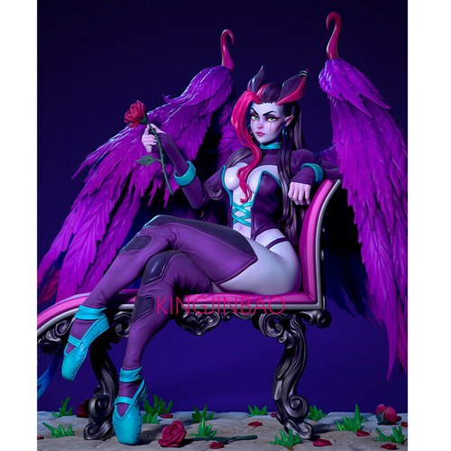 Unpainted 3D Printing 1/12 Scale Angie Demoness Unassembled Model Toy - Picture 4 of 4