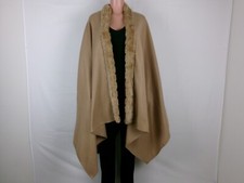 I.d.f. Open Sleeveles Shaw Size: One Size Brown
