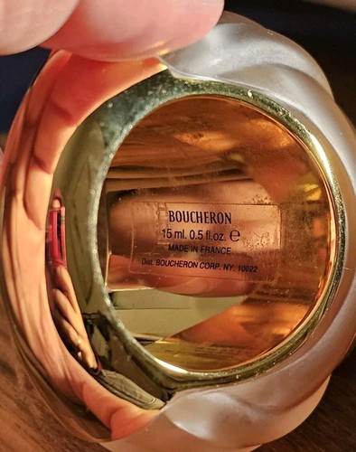 Vintage Boucheron Ring Perfume Bottle 15 ml Made in France -- with some perfume! - Picture 5 of 5