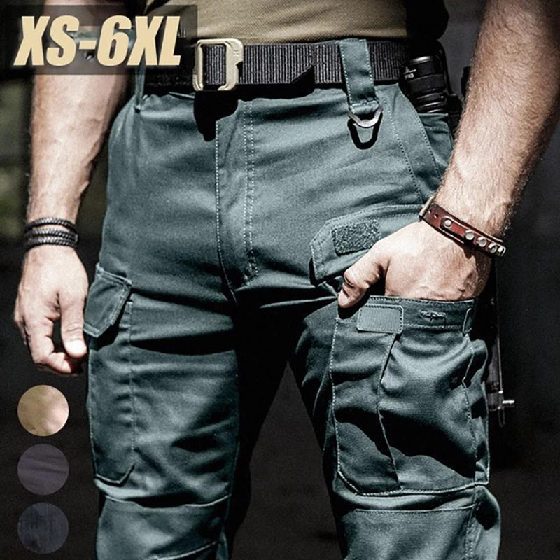 Pantalones Cargo Para Hombre Jogger Con Cordón Chinos Pantalones