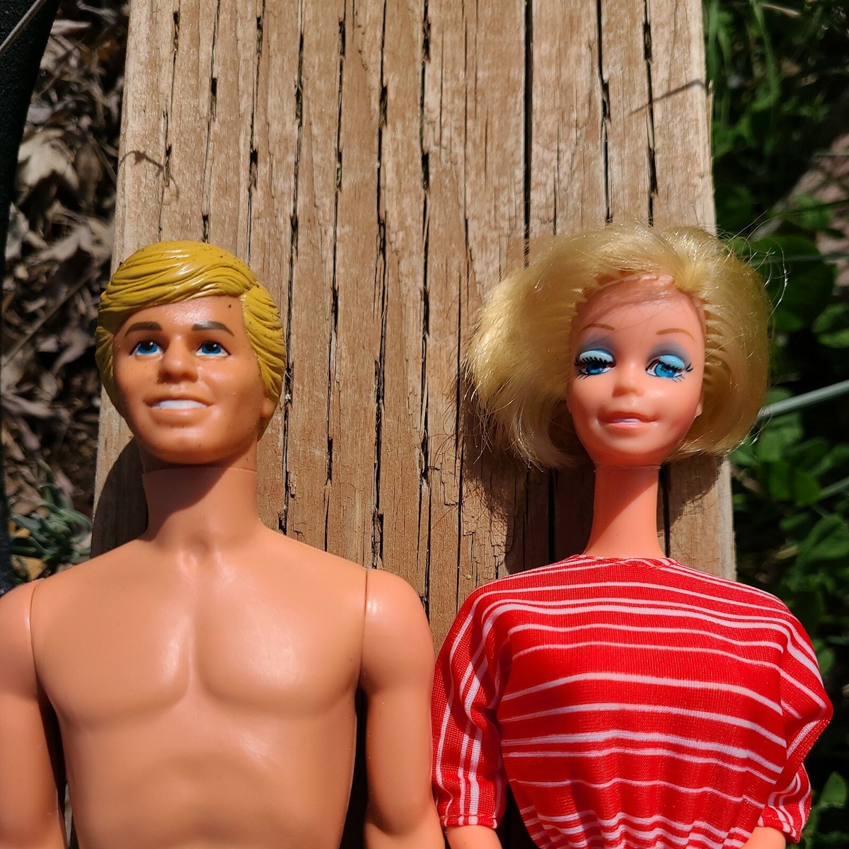 Vintage Mattel Ken 83& Barbie Doll 80 with Blonde Hair | eBay
