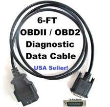 New Obd2 Obdii Main Data Cable For Actron Cp9449 Scan Tool Code Reader Scanner