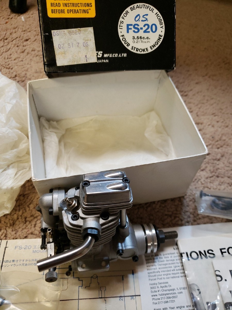 OS FS-20 4サイクルエンジン OS Engine - OS FS-20 four stroke motor - New! GH | eBay