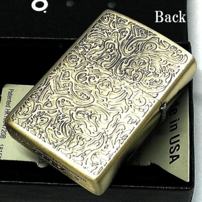 Zippo Freemason Eye of Providence Double-Sided Gold Brass