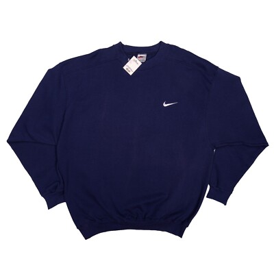 Vintage Nike White Tag Sweatshirt Mens Large Crewneck Embroidered Swoosh 90s