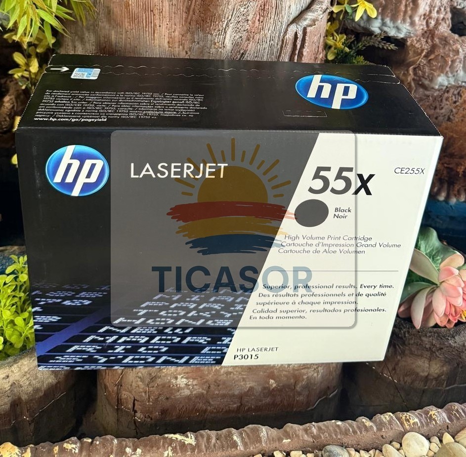 HP 55X Black High-Yield Toner Cartridge CE255X ( M525, M521, P3015) | eBay