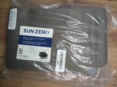 Sun Zero Easton Energy Saving Blackout Grommet Curtain Panel, 40'' x 95'', Barley
