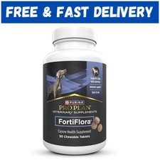 Purina Pro Plan FortiFlora Probiotic Supplements Dog 90 Chewable